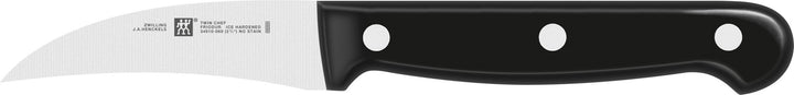 ZWILLING Twin Chef Schälmesser, Klingenlänge: 7 cm, Gebogenes Klingenblatt, Rostfreier Spezialstahl/