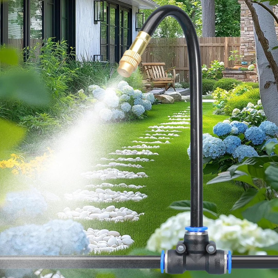 Bewässerungssystem Für Garten - Bewässerungssystem Für Pflanzen Mit Einstellbarer Düse,Schnellverbin