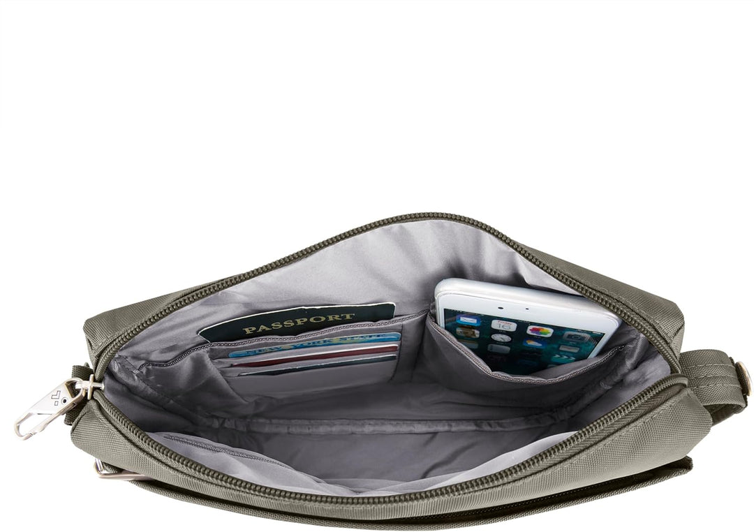 Travelon Damen Klassische Crossbody-Tasche mit Diebstahlschutz, klein Reisetaschen, Einheitsgrösse M