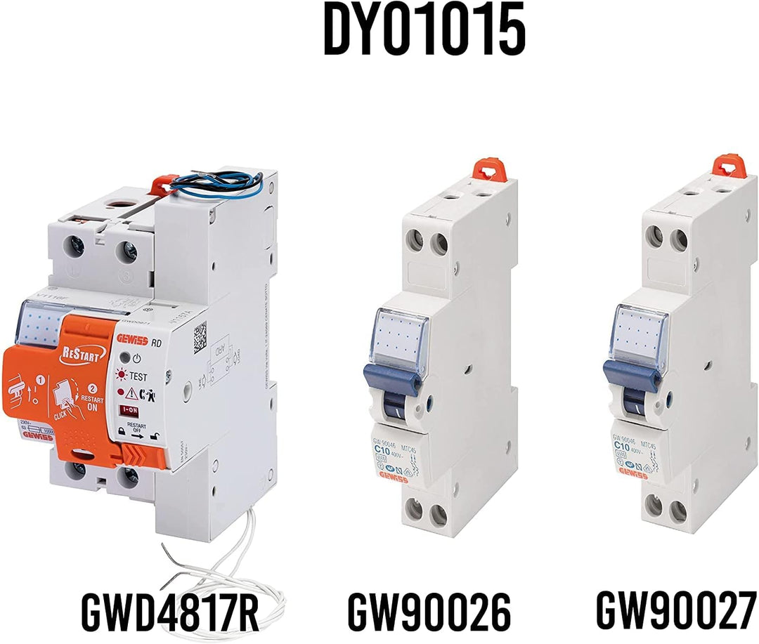 Gewiss DY01015 RD Restart Kit RD-Datei öffnen, RD-Datei öffnen