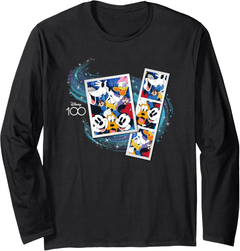 Disney 100 Anniversary Mickey and Pals Photo Booth D100 Langarmshirt