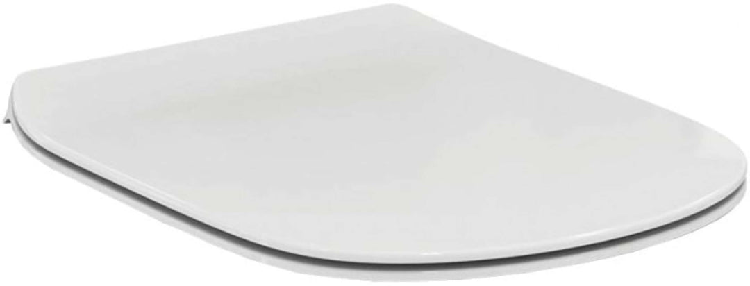 Ideal Standard T3527V1 TESI Schmaler Sitz mit Absenkautomatik, verchromt Weiss Matt, Weiss Matt