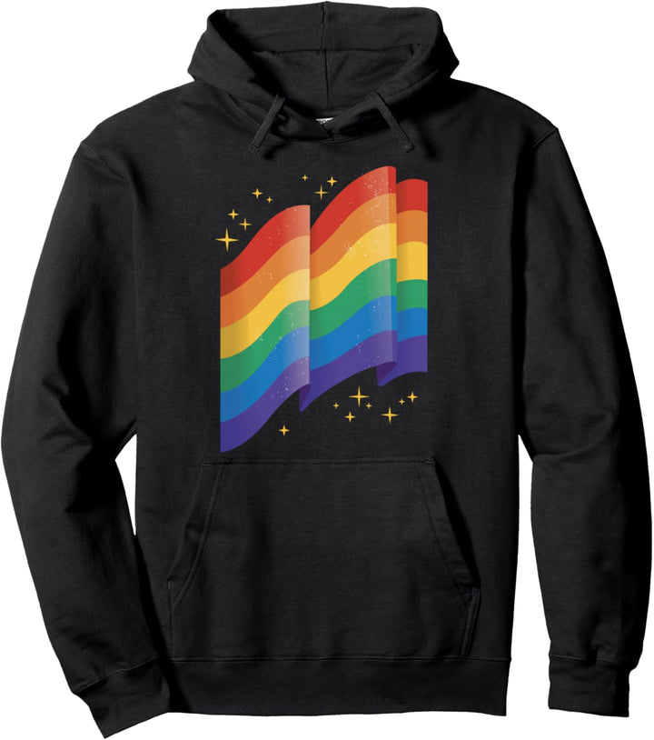 Love Pride Proud Rainbow Lgbt Lgbtq Lgbtq+ Pullover Hoodie
