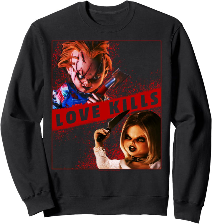 Child's Play Chucky And Tiffany Love Kills Sweatshirt