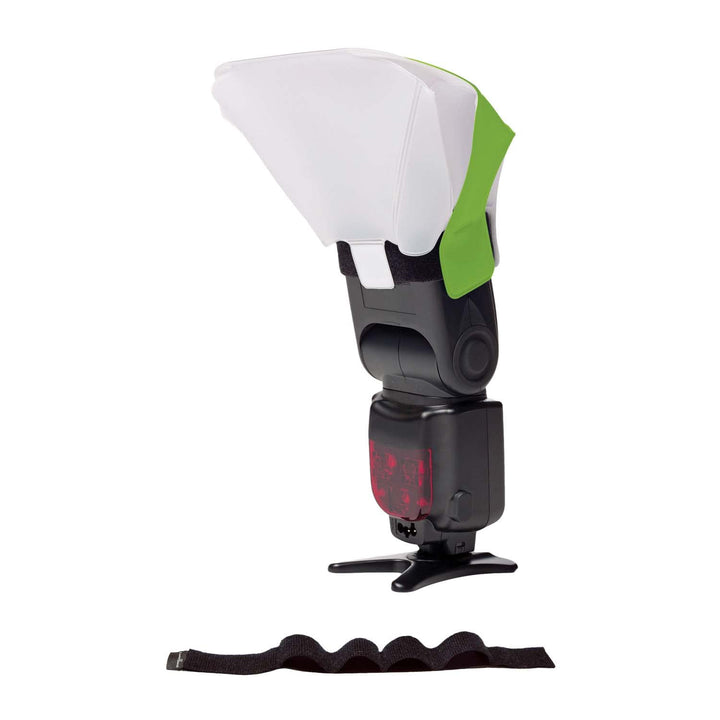 LumiQuest Ultrasoft Frosted Light Diffuser, Compact Light Modifier with UltraStrap Bundle, Universal