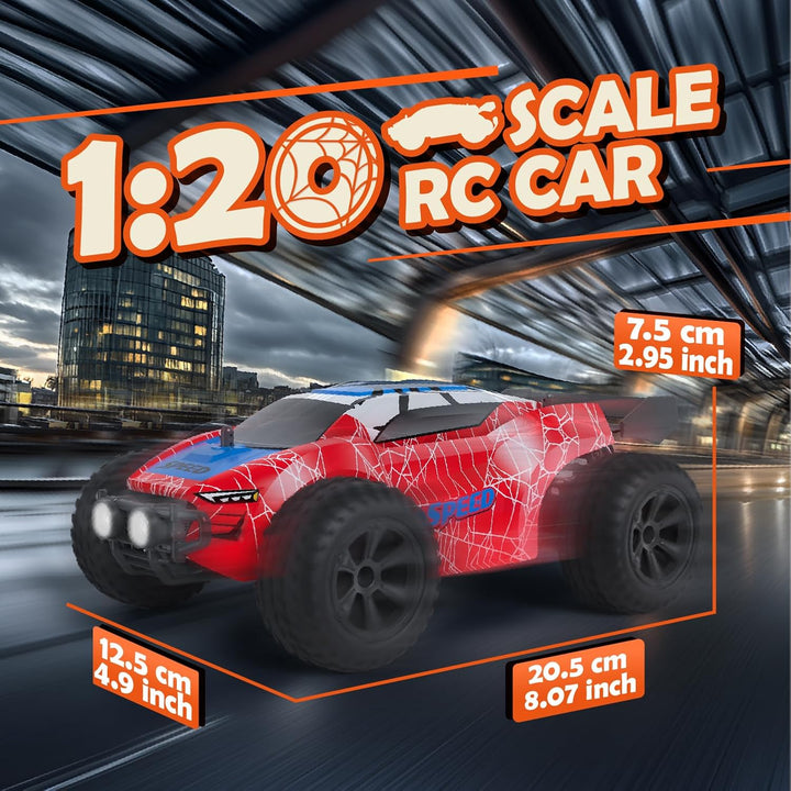 Kizeefun Ferngesteuertes Auto, RC Auto für 3 4 5 6 7 8 9 Jahre Spiele Kinder Toy, 2.4Ghz Off-Road RC