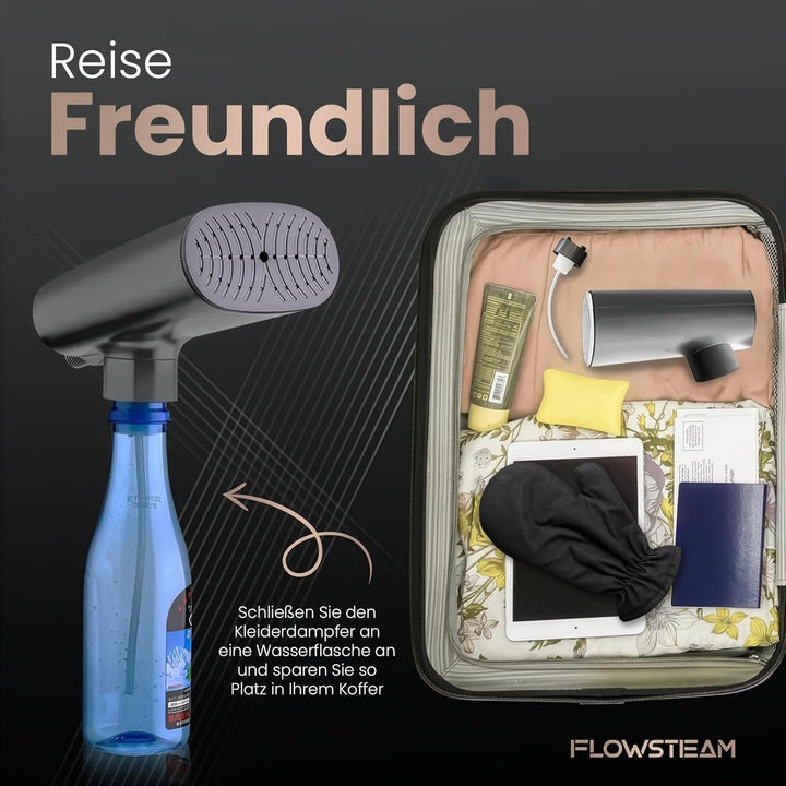 FLOWSTEAM® Dampfglätter - Handdampfer - Matte Gray Editon