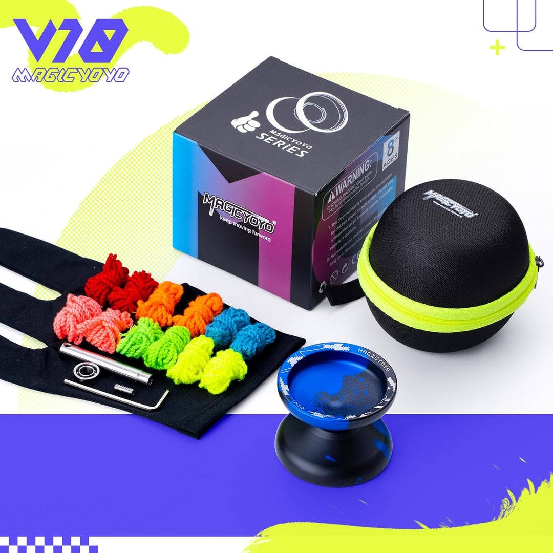 YOSTAR JoJo Profi V10 Plus, JoJo mit Leerlauf und Kugellager, Trick Yoyo für Kinder, Jo-Jo für Respo
