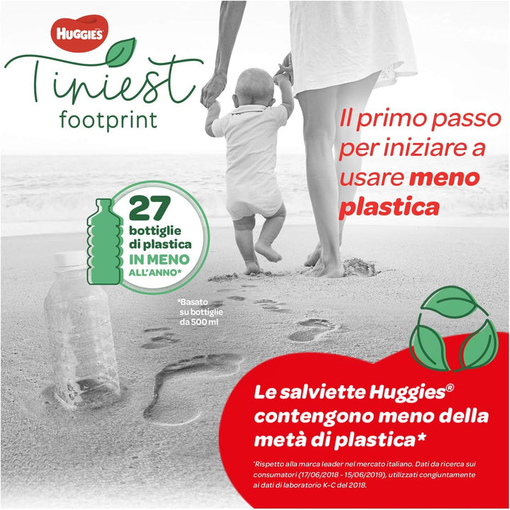 Huggies Baby-Feuchttücher All Over Clean, Für den ganzen Körper, Dezent und frisch, 10 x 56 Tücher,
