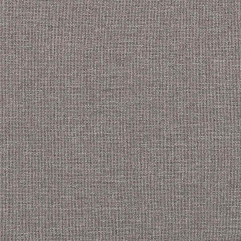 vidaXL Rückenkissen Taupe 45 x 20 x 35 cm Stoff, Kissen für Wohnzimmer, moderner Bezug, abnehmbare B