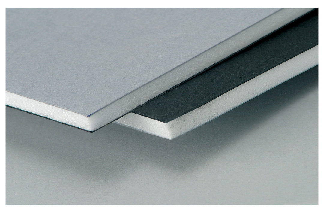 Westfoam 5 mm A3 Foamboard - Schwarz/grau (Packung mit 10 Blatt)