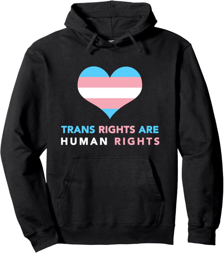 Transrechte sind Menschenrechte LGBTQ Pullover Hoodie