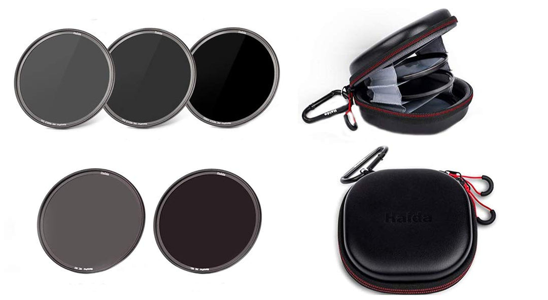 Haida NanoPro MC Ultra Slim ND Platinum Filterset 8X, 16x, 64x, 1000x, 4000x, inkl. Filtertasche (67