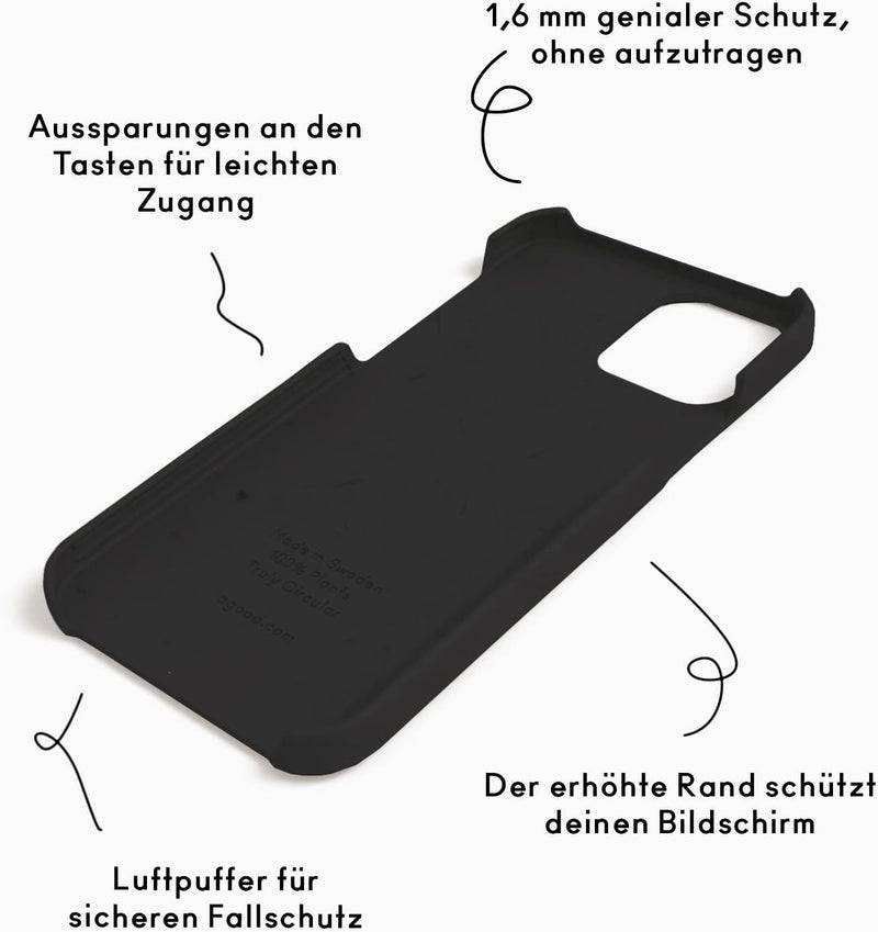 agood Company Pflanzliche Handyhülle, iPhone 13 Pro Max Hülle - Biologisch abbaubare Handyhülle - Sc