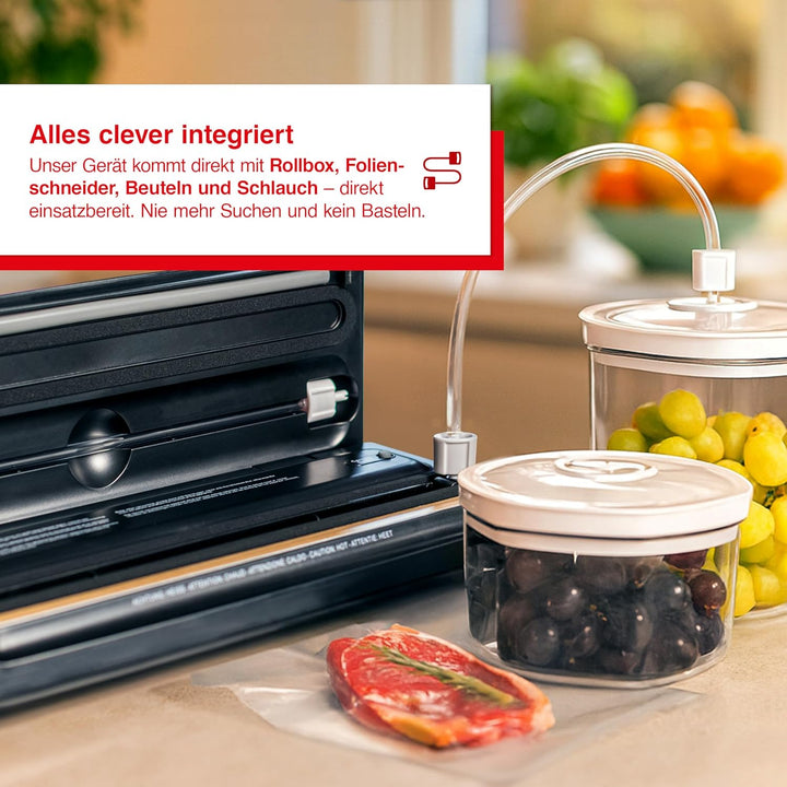 Solis Vakuumiergerät Vac Premium 574 - Einschweissgerät für Lebensmittel - Vakuumierer/Folienschweis