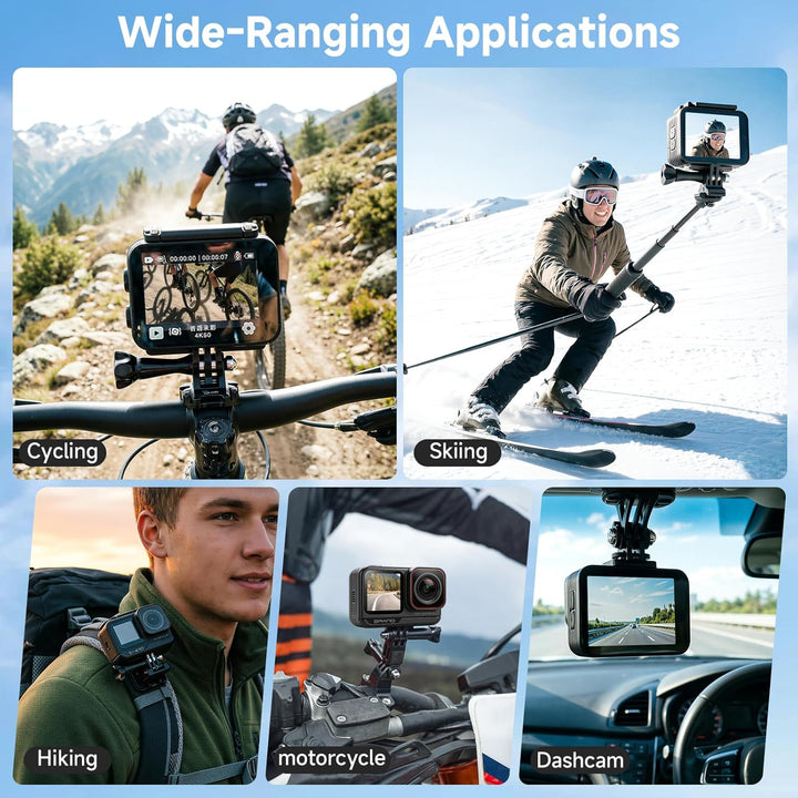 AIKER Action Cam 4k,Pro-Version Action Kamera Mit 5k/30FPS,48MP, Ultra Stabil EIS Bildstabilisierung