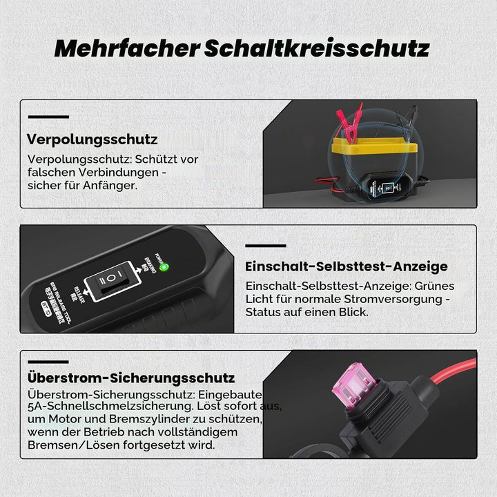 BT10 EPB-Entriegelungswerkzeug, Notlösewerkzeug Elektronische Feststellbremse, Smart Zweikanal (Brem