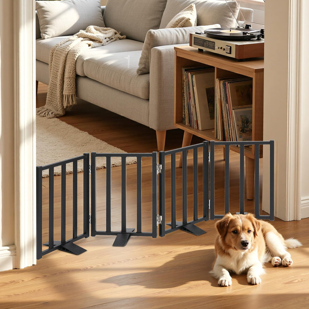 Snagle Paw Hundegitter, 42 cm Niedriges Absperrgitter Hund mit Standfüssen, Freistehendes Welpengitt