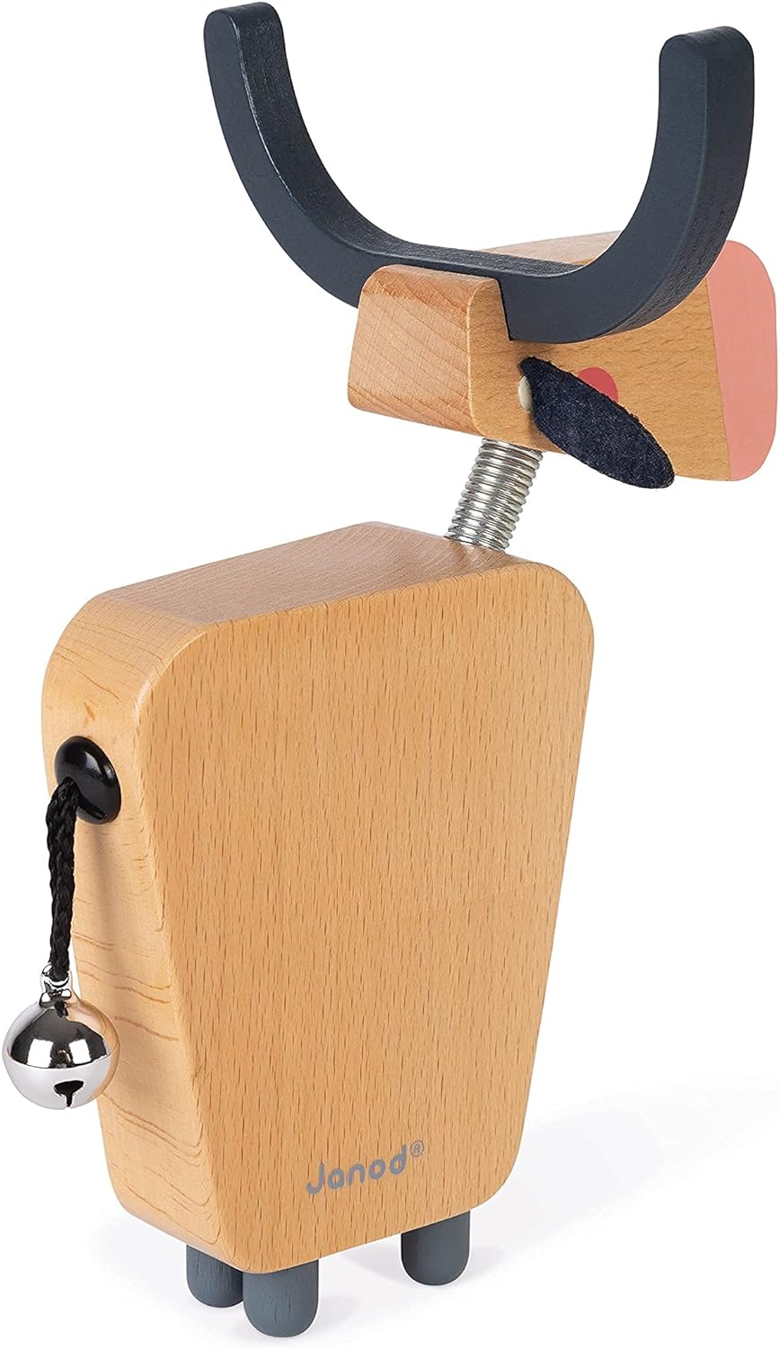 Janod - Balance-Spiel aus Holz „Büffel“ - Geschicklichkeitsspiel Entwicklung von Feinmotorik und Kon