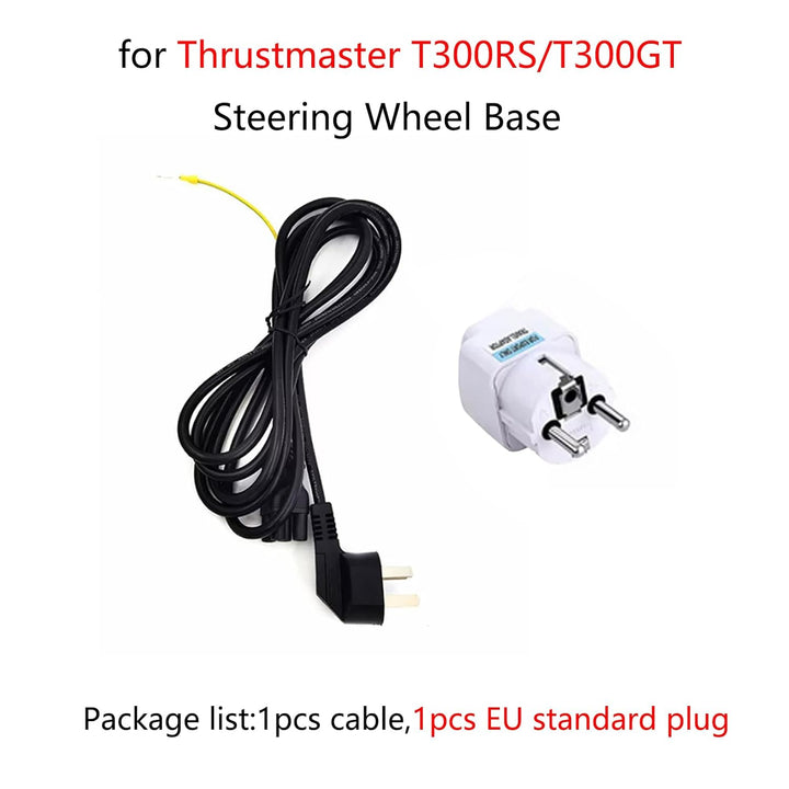 Netzkabel für Thrustmaster T300 TX-Serie Basisstationen, Ersatz-Netzteiladapterkabel (DE-Spezifikati
