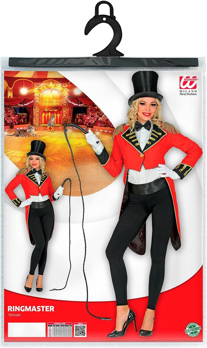 Widmann - Kostüm Zirkusdirektor, Parade Frack, Gardeuniform, Motto-Party, Karneval, S