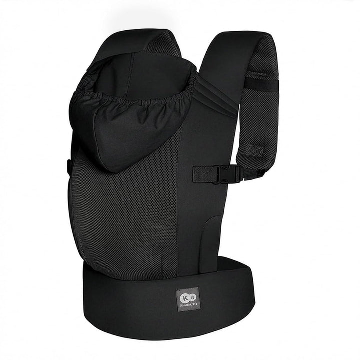 Kinderkraft ergonomische Babytrage CARRYBEE ab 3 Monaten bis 20 kg, verstellbar, feste Kapuze, aus B