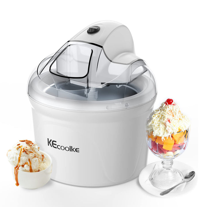 Speiseeisbereiter, Eismaschine, Elektrische Eismaschine Soft Serve Homemade KECOOLKE 1.5 L Frozen Yo