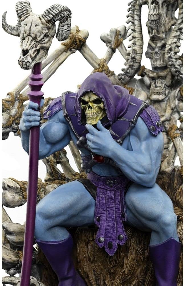Iron Studios Les Maîtres des Universums – Figur Art Scale Deluxe 1/10 Skeletor on Throne Deluxe, 29