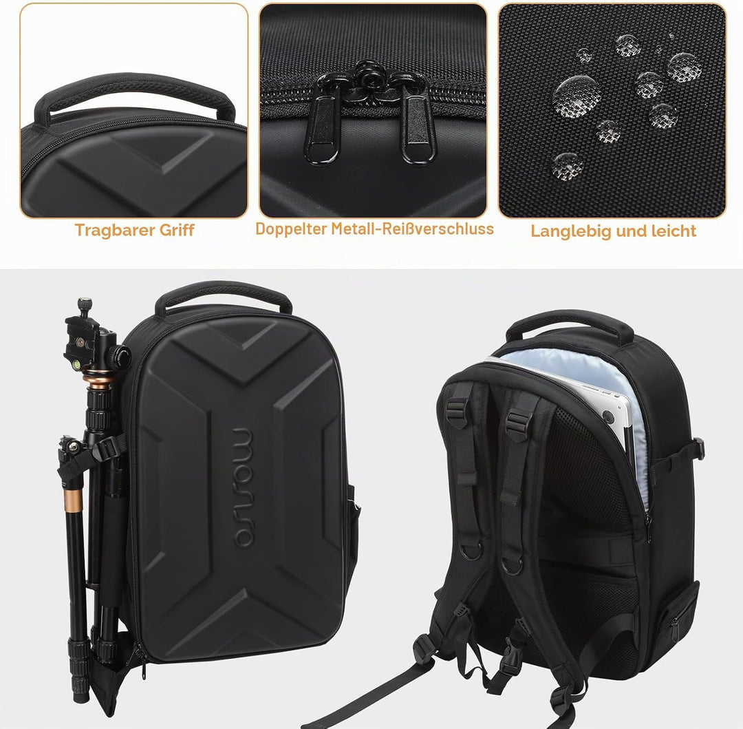 MOSISO Kamera Rucksack, DSLR/SLR/Spiegellos Photographie Kameratasche Wasserdicht Künstlerisch Geome