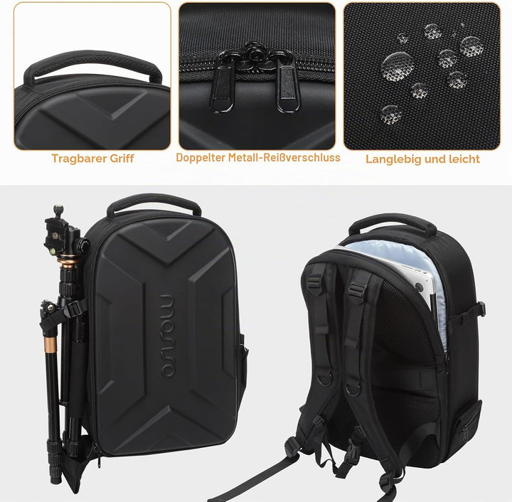 MOSISO Kamera Rucksack, DSLR/SLR/Spiegellos Photographie Kameratasche Wasserdicht Künstlerisch Geome