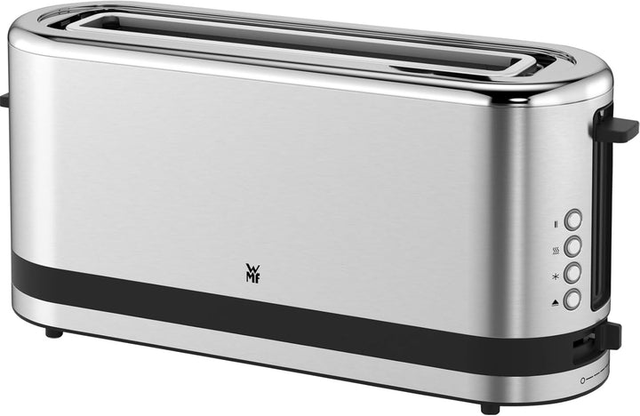 WMF Küchenminis Toaster Langschlitz mit Brötchenaufsatz, 2 Scheiben, XXL, Bagel-Funktion, 7 Bräunung