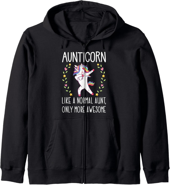 Aunt Unicorn Aunticorn Like A Normal Aunt Only More Awesome Kapuzenjacke