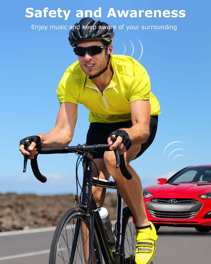 MONODEAL Knochenschall Kopfhörer Bluetooth 5.3, Bone Conduction Headphones mit 20H Spielzeit, Open E
