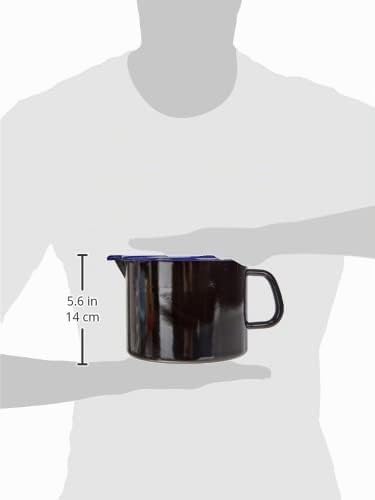 Riess, 0054-025, Schnabeltopf schwarz-blau 16, CLASSIC - HOTEL PROFI SCHWARZ/BLAU, Durchmesser 16 cm