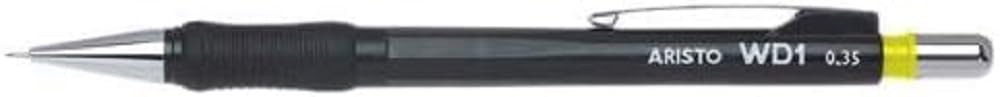 Aristo AR85103 Druckbleistift WD1 0,35 mm (Ergonomisch gerillte Griffzone, gefederte Minenführung, H