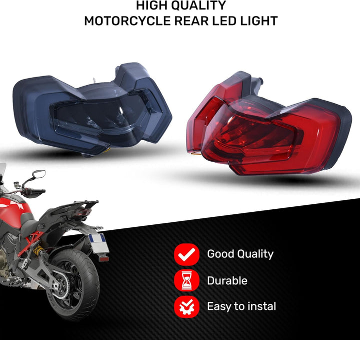 aVDB-moto LED Bremslicht kompatibel mit DUCATI MULTISTRADA V4 1A 2021-2024, MULTISTRADA V4 PIKES PEA