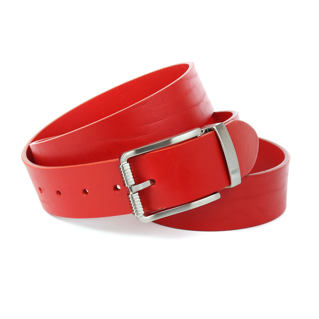 Anthoni Crown Unisex RO2P4160-85 Gürtel, Rot, 85