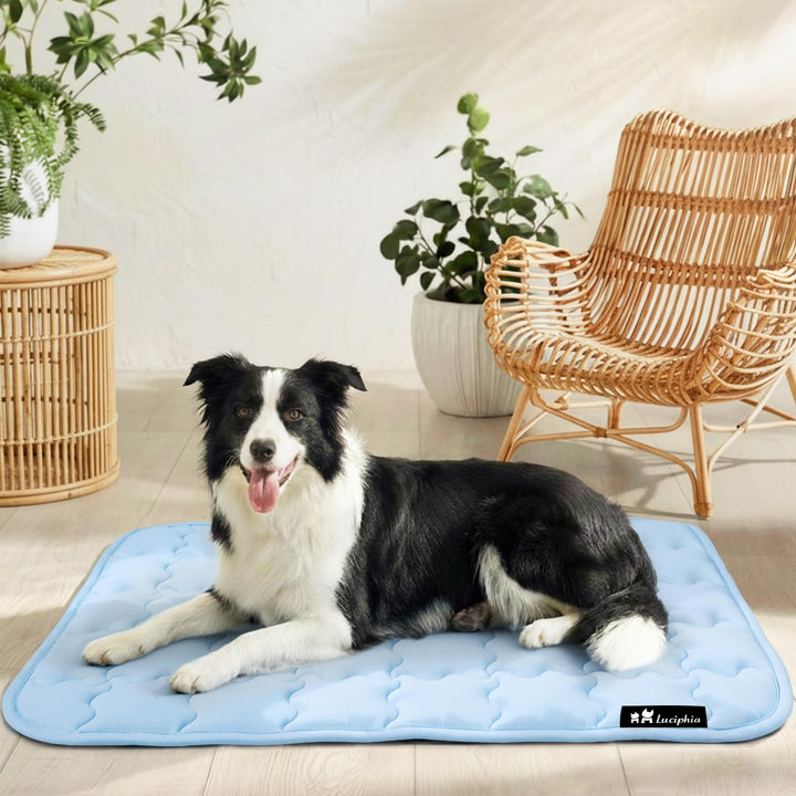 luciphia Kühlmatte Hund für Katze Hunde, Hundematte Sommer Kühlkissen Waschbares Hundebett, Kühldeck