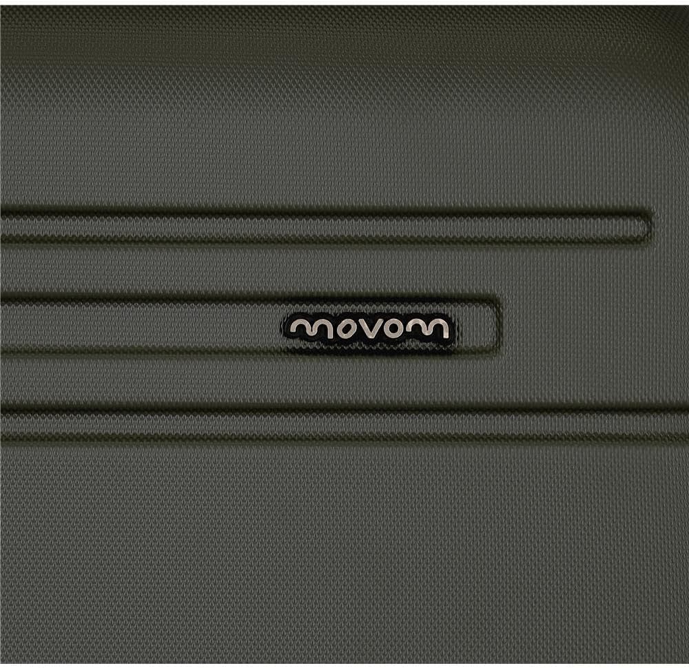 Movom Galaxy Kulturbeutel, anpassbar, mit Umhängetasche, Schwarz, 29 x 21 x 15 cm, starr, ABS 9,14 l