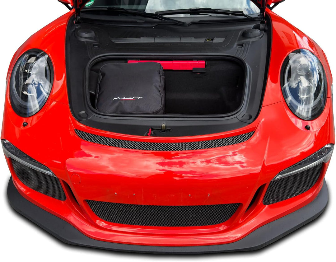 KJUST Kofferraumtaschen 3 stk kompatibel mit PORSCHE 911 992 2012-2015