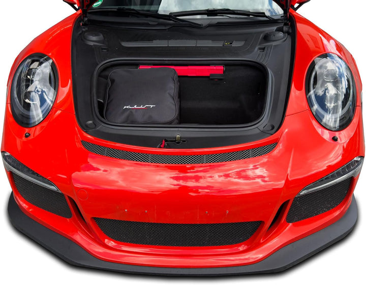 KJUST Kofferraumtaschen 3 stk kompatibel mit PORSCHE 911 992 2012-2015