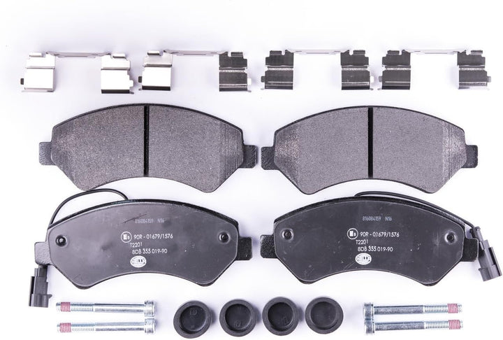 HELLA PAGID 8DB 355 019-901 Bremsbelagsatz - T2201 - Dicke/Stärke: 19mm - Bremssystem: Brembo - mit