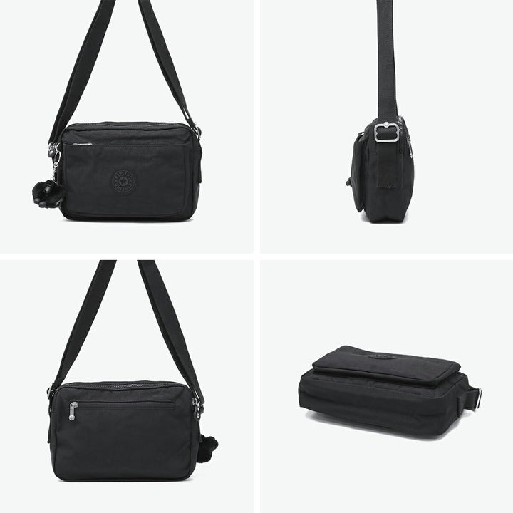 Kipling Unisex-Adult Abanu M Crossbody, Grau Gris, 24x17x9 cm (B x H x T) Grey Gris, Grey Gris