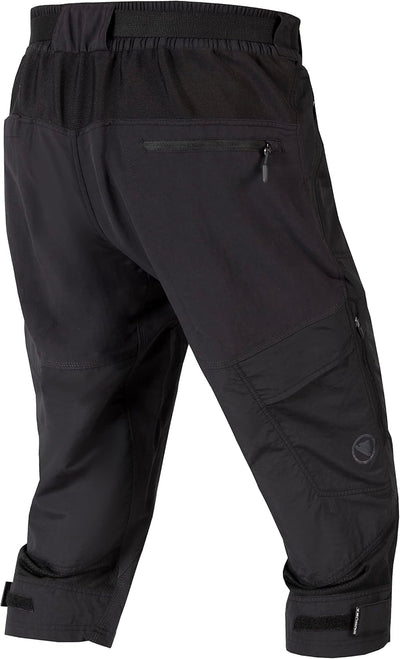 Endura Hummvee II 3/4 Lined Mens Mountain Bike Shorts Schwarz M, Schwarz M