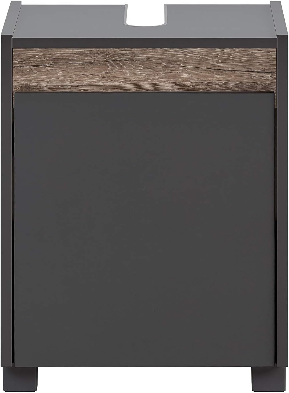 Schildmeyer Waschbeckenunterschrank 148462 Cosmo, 42 x 54,5 x 33 cm (BxHxT), anthrazit Schmal Anthra