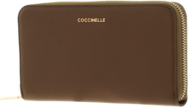 Coccinelle Metallic Soft Geldbörse olivgrün
