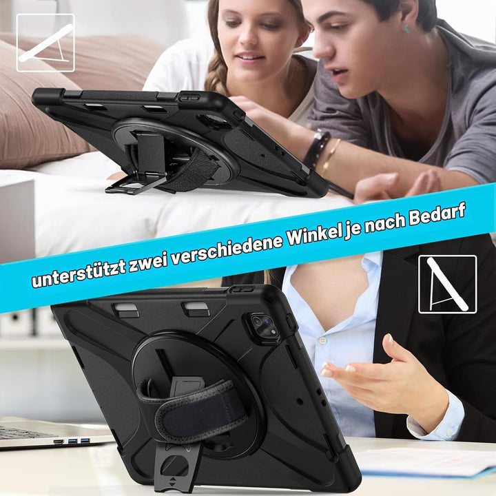 Gerutek Hülle für iPad Pro 12,9 Zoll (6. /5. /4. /3. Generation) 2022/2021/2020/2018, Stossfeste Rob