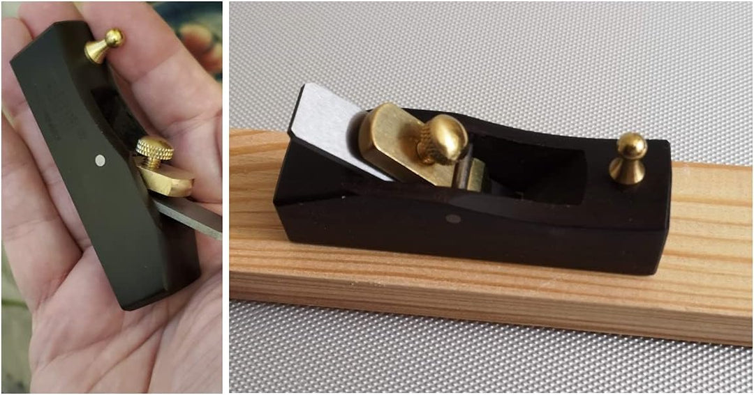 MASUNN DIY Mini Hand Flugzeuge Zimmerei Tischler Ebony Tischlerei Holzwerkzeuge -B, B