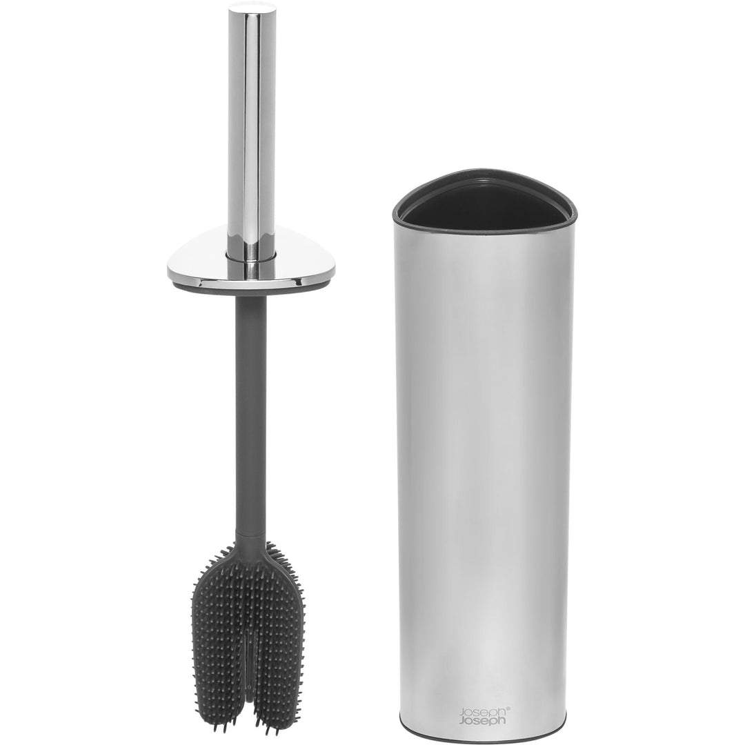 Joseph Joseph Flex 360- Luxus Toilettenbürsten- und Aufbewahrungshalter-Set mit tropffreiem, verstop