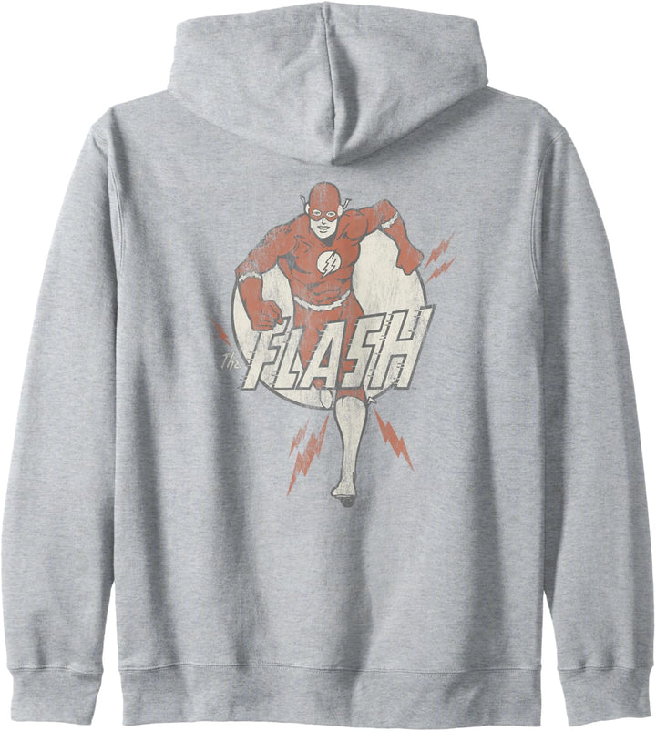 The Flash Vintage Lightning Fast Kapuzenjacke